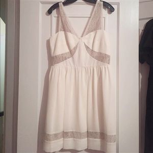 NWOT Max and Cleo White/lace dress